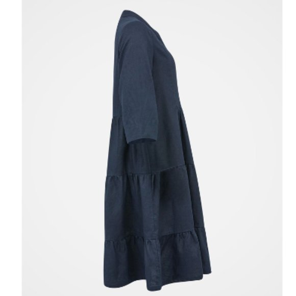 Celtic & Co. Linen Knee Length Swing Dress - Picture 6 of 12